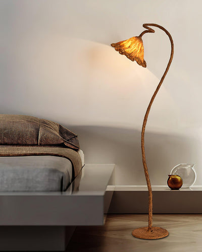 Ailo Natural Resin Floor Lamp