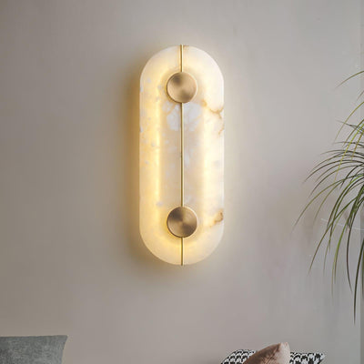 Citheira Minimalist Alabaster Wall Light