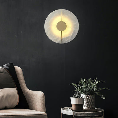 Citheira Minimalist Alabaster Wall Light