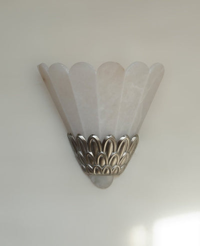 Marbe Vintage Alabaster Petal Wall Lamp