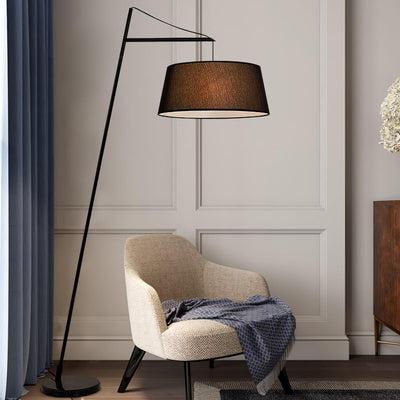 Votalyra Modern Fabric Floor Lamp