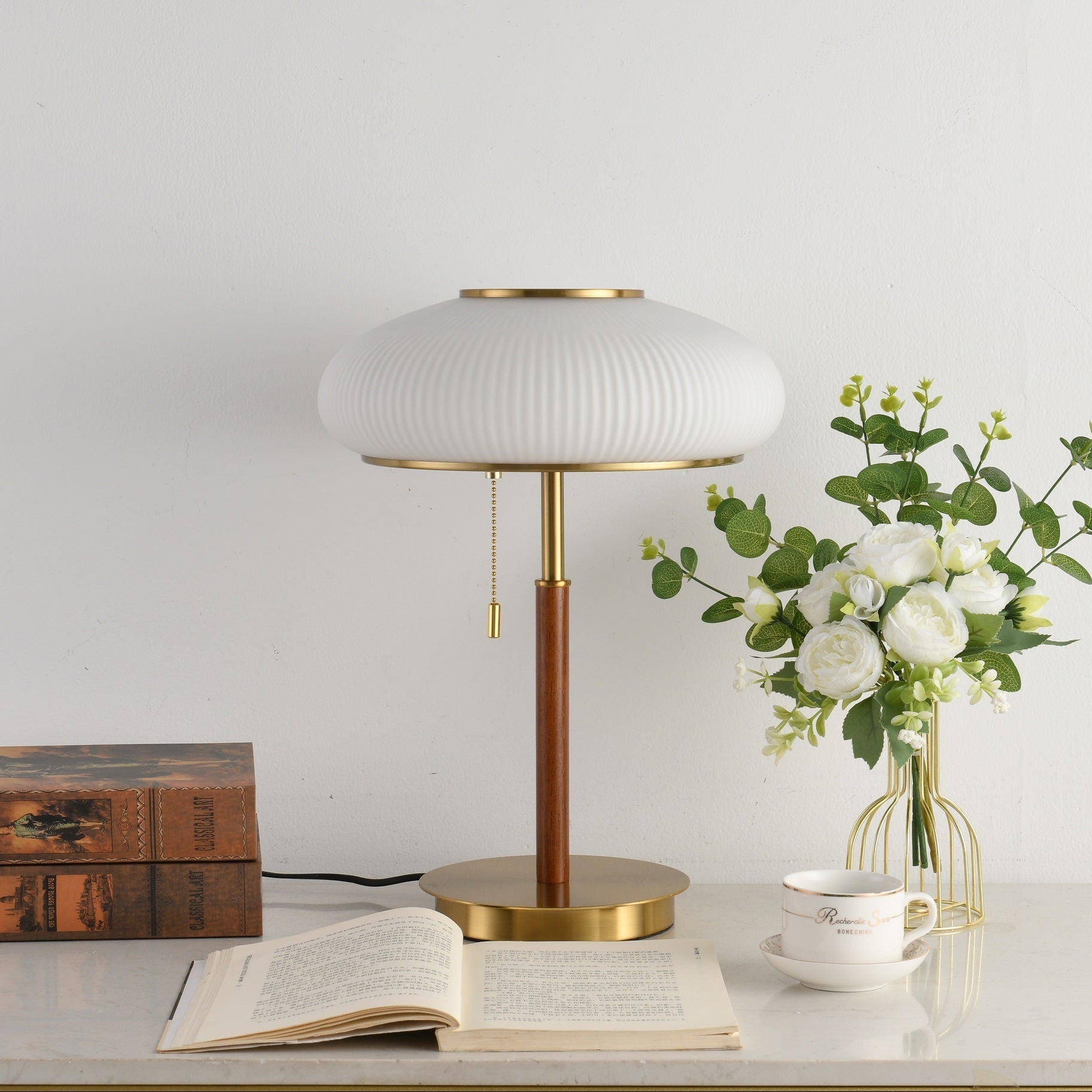 Dex Modern Glass Table Lamp