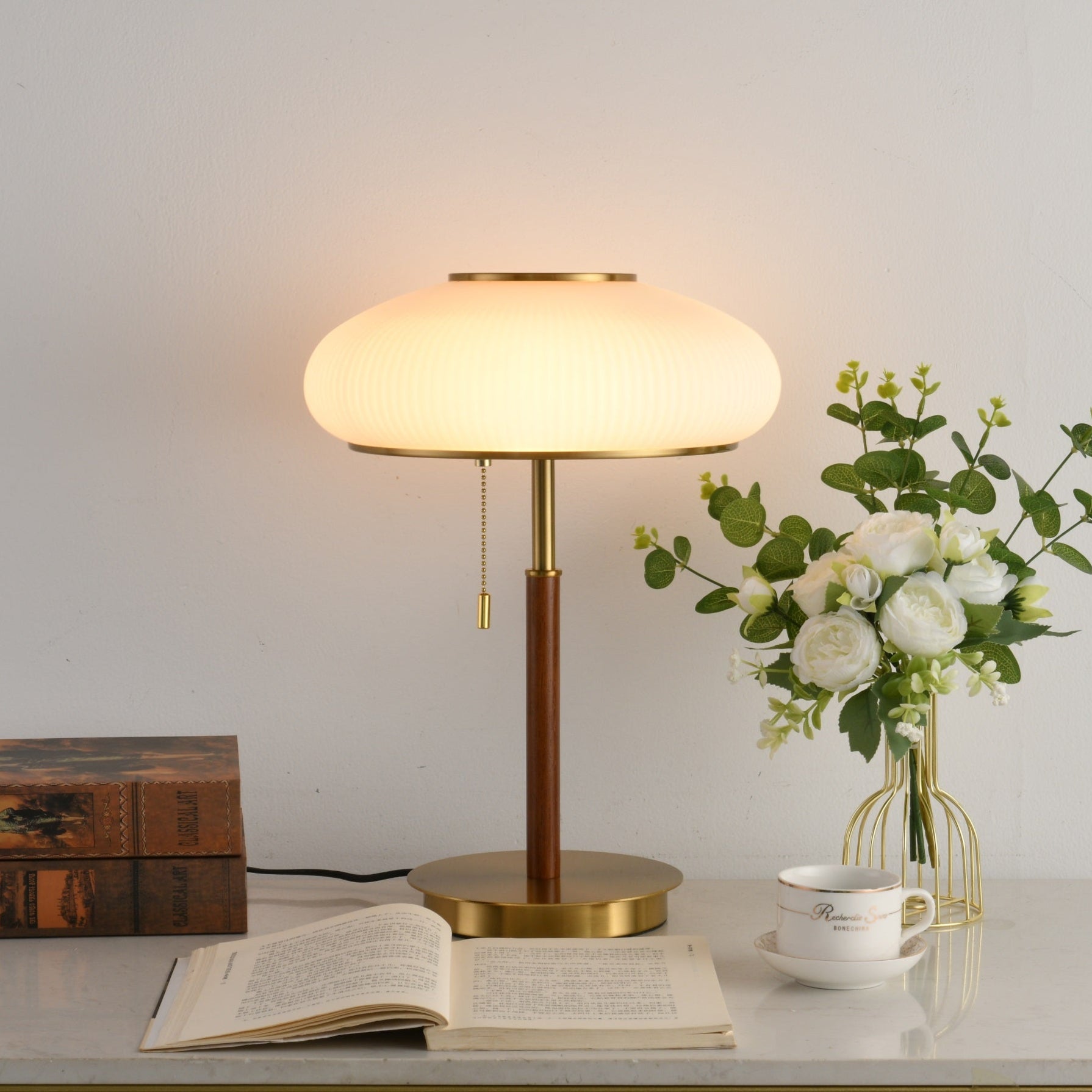 Dex Modern Glass Table Lamp