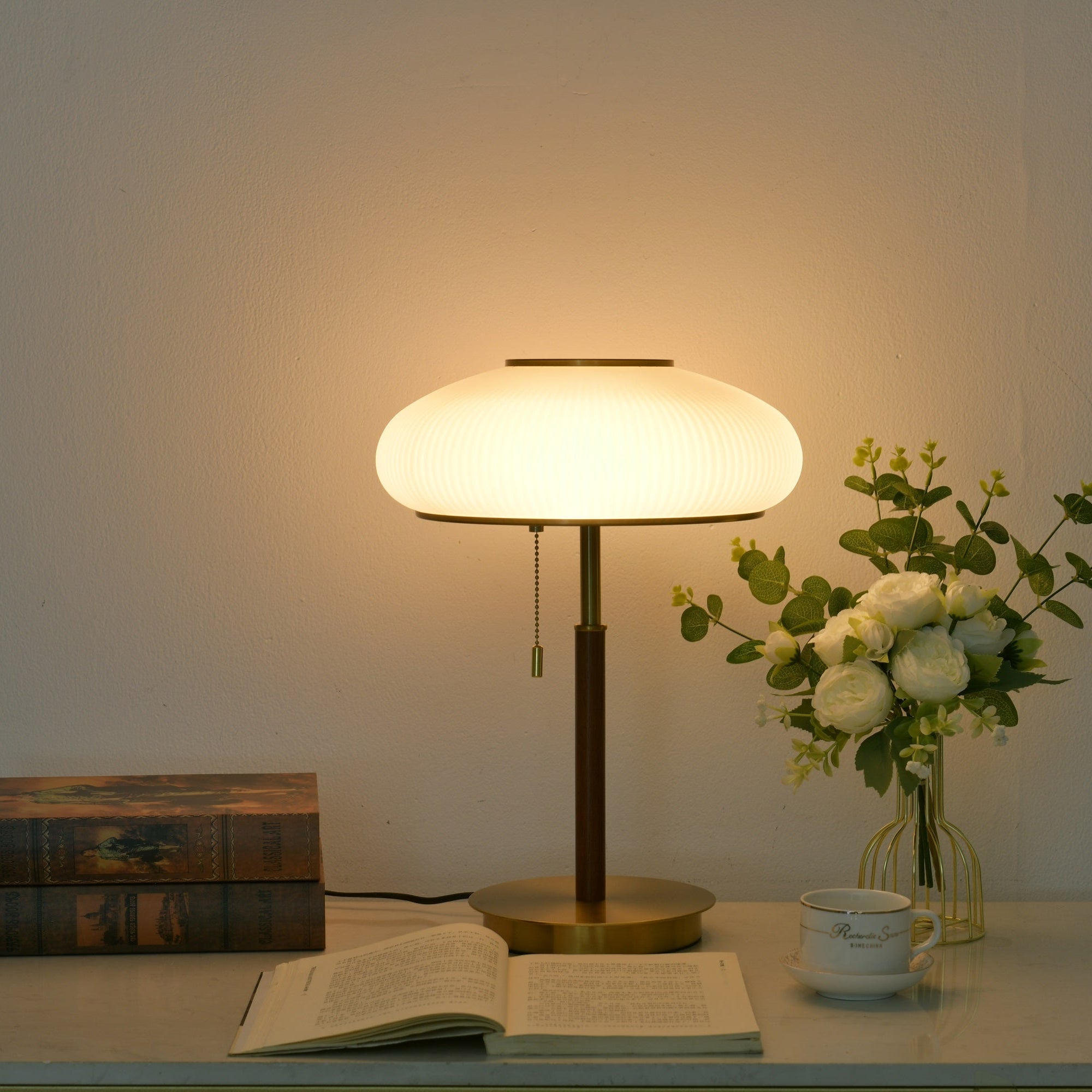 Dex Modern Glass Table Lamp