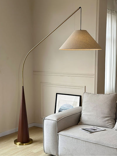 Uriah Minimalist Fabric Floor Lamp