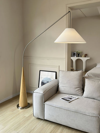 Uriah Minimalist Fabric Floor Lamp