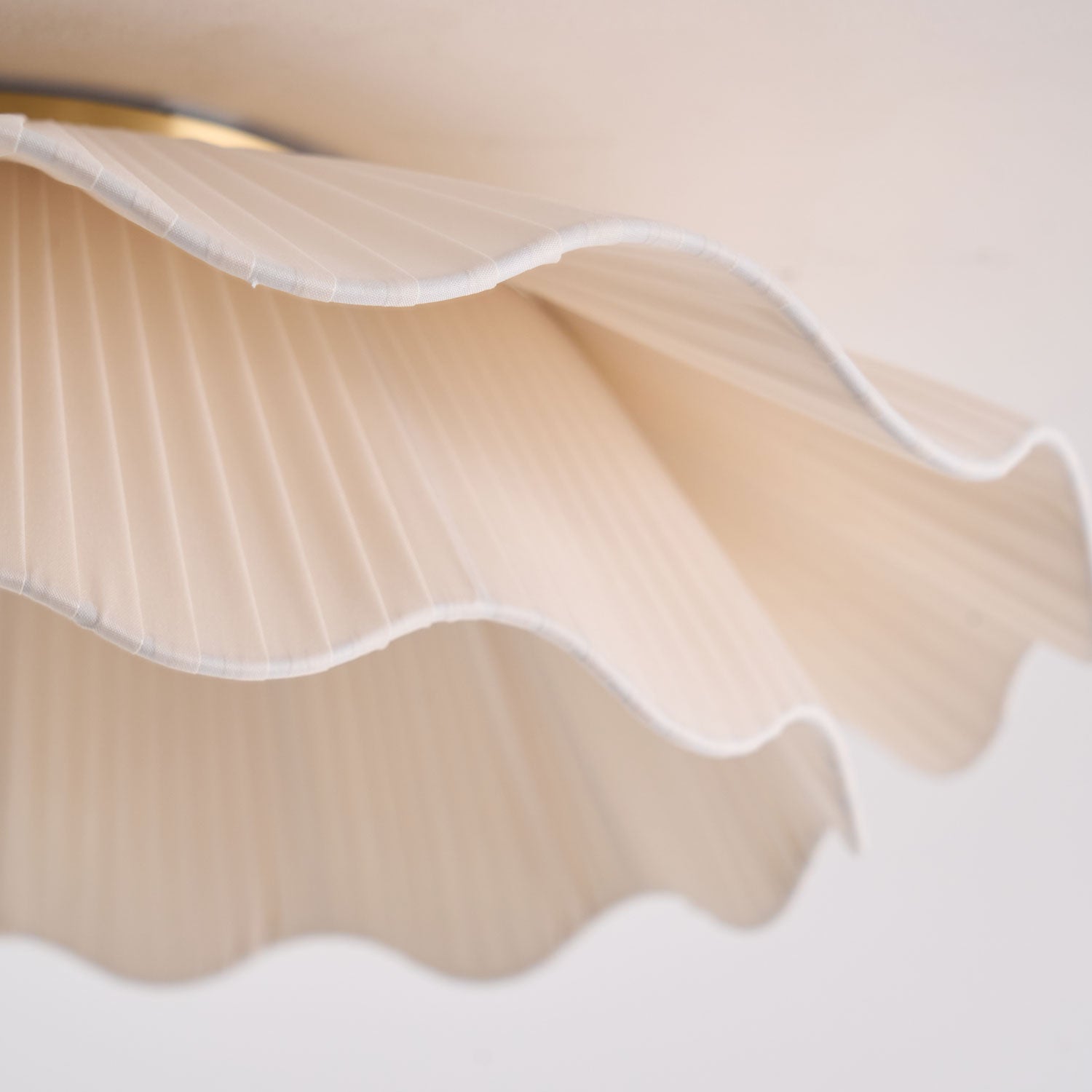 Rosebrook Fabric Wave Flush Mount Ceiling Light