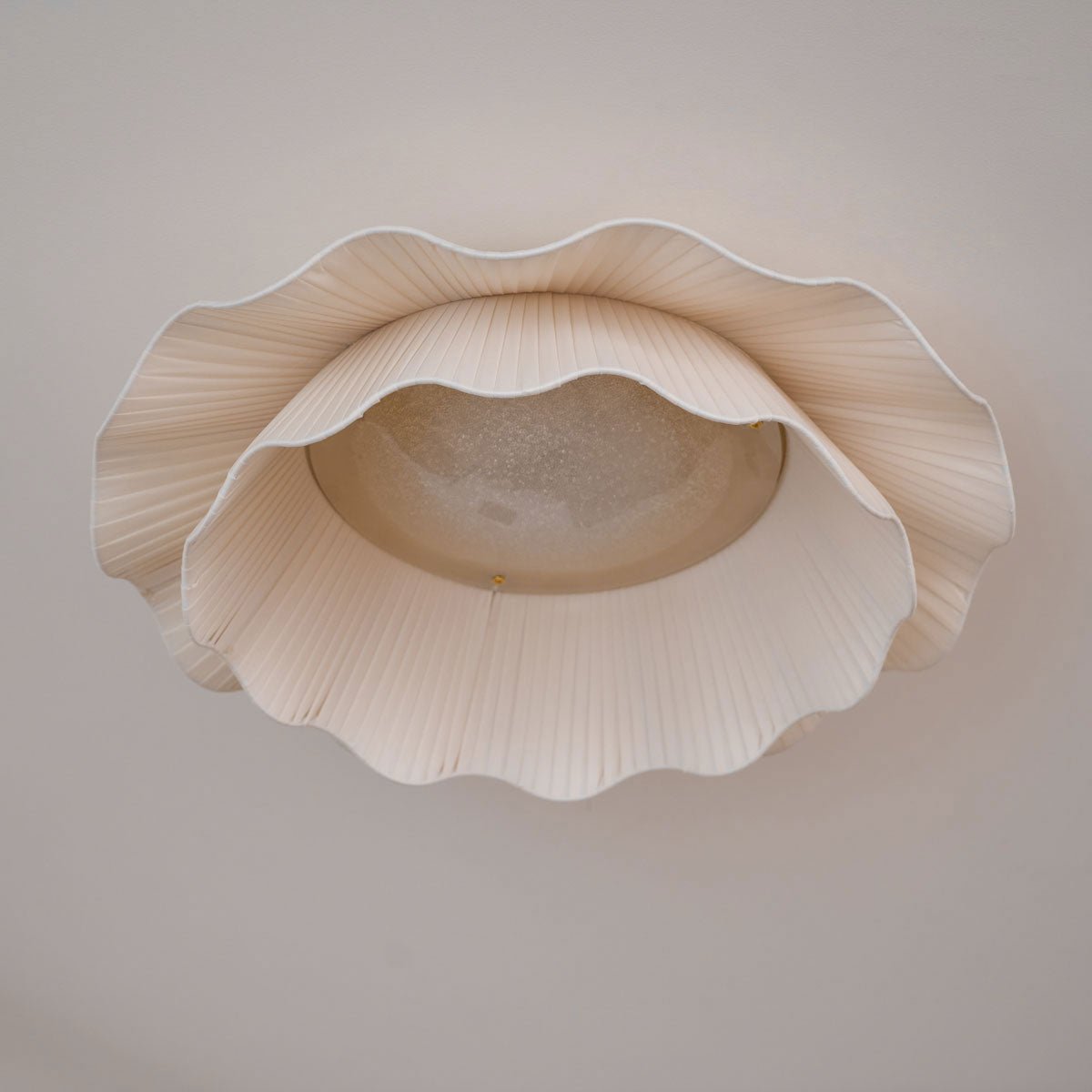 Rosebrook Fabric Wave Flush Mount Ceiling Light