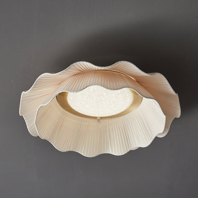 Rosebrook Fabric Wave Flush Mount Ceiling Light
