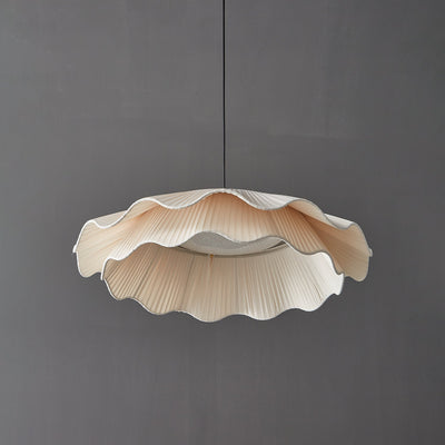 Stonewood Fabric Wave Pendant Light