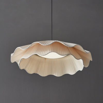 Stonewood Fabric Wave Pendant Light