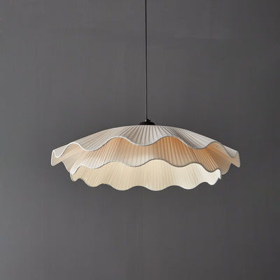 Stonewood Fabric Wave Pendant Light