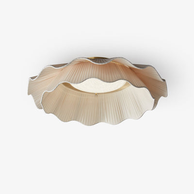 Rosebrook Fabric Wave Flush Mount Ceiling Light
