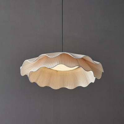 Stonewood Fabric Wave Pendant Light