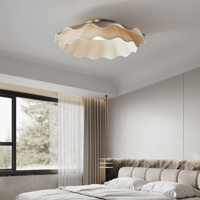Rosebrook Fabric Wave Flush Mount Ceiling Light
