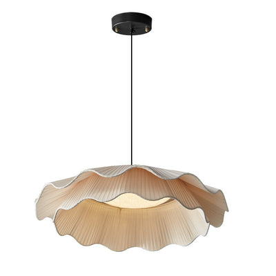 Stonewood Fabric Wave Pendant Light