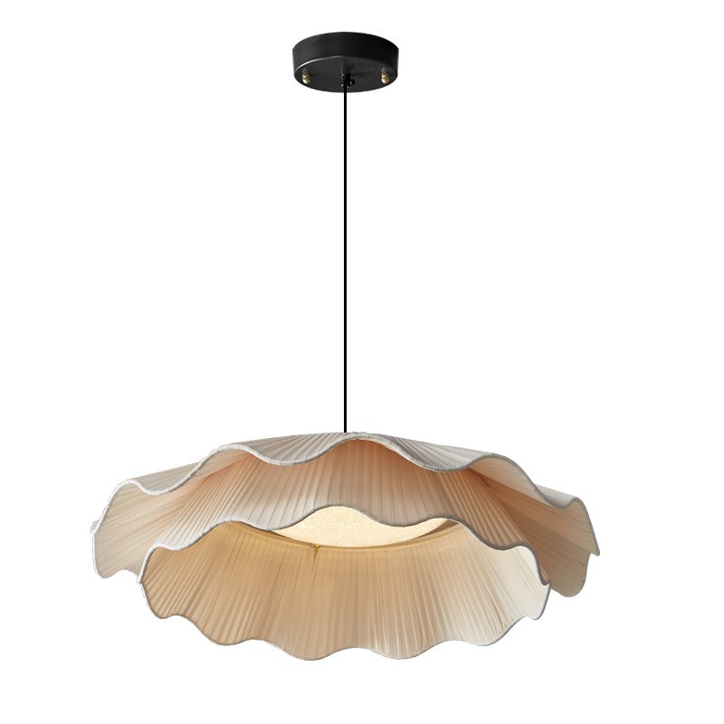 Stonewood Fabric Wave Pendant Light