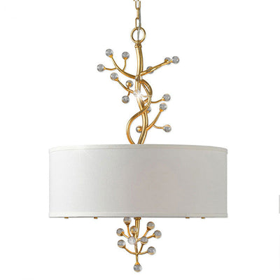 Asbury Individual Creativity Crystal Fabric Pendant Lamp