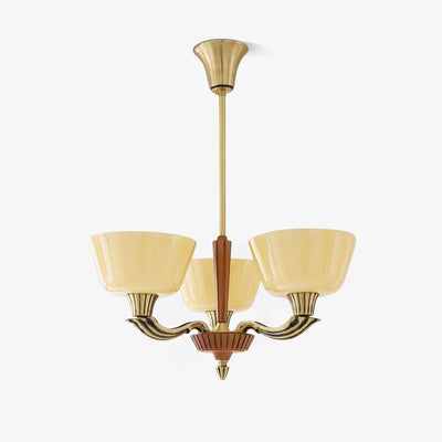 Rolvin Chandelier Flared Shade Vintage