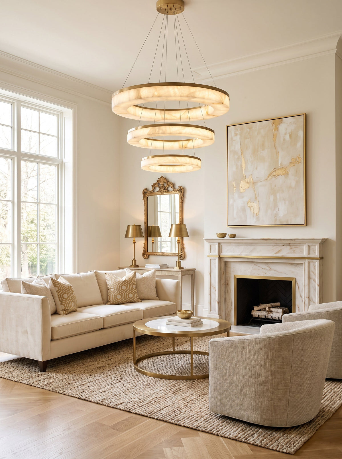 Greshmont Alabaster Chandelier
