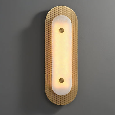 Celaeeth Oval Alabaster Wall Light