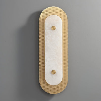Celaeeth Oval Alabaster Wall Light