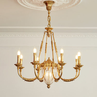 Valerix Brass Chandelier