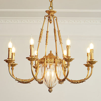 Valerix Brass Chandelier