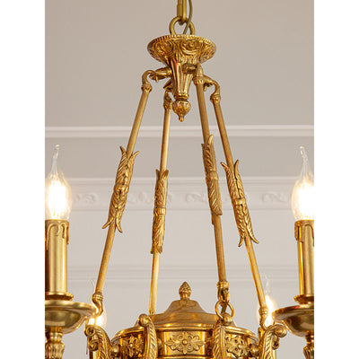 Valerix Brass Chandelier
