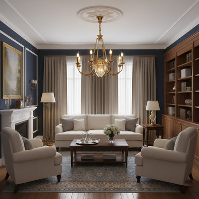 Valerix Brass Chandelier