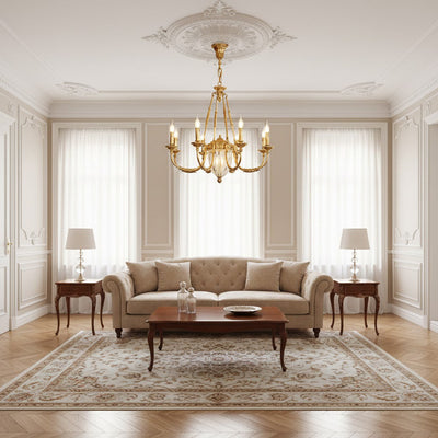 Valerix Brass Chandelier
