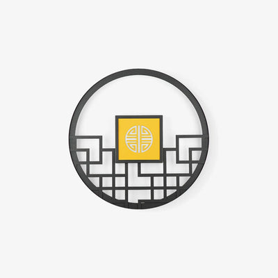 Alzoror Nordic Art Round Outdoor Wall Light
