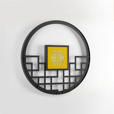 Alzoror Nordic Art Round Outdoor Wall Light