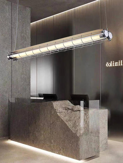 Alaric Industrial Linear Pendant Light