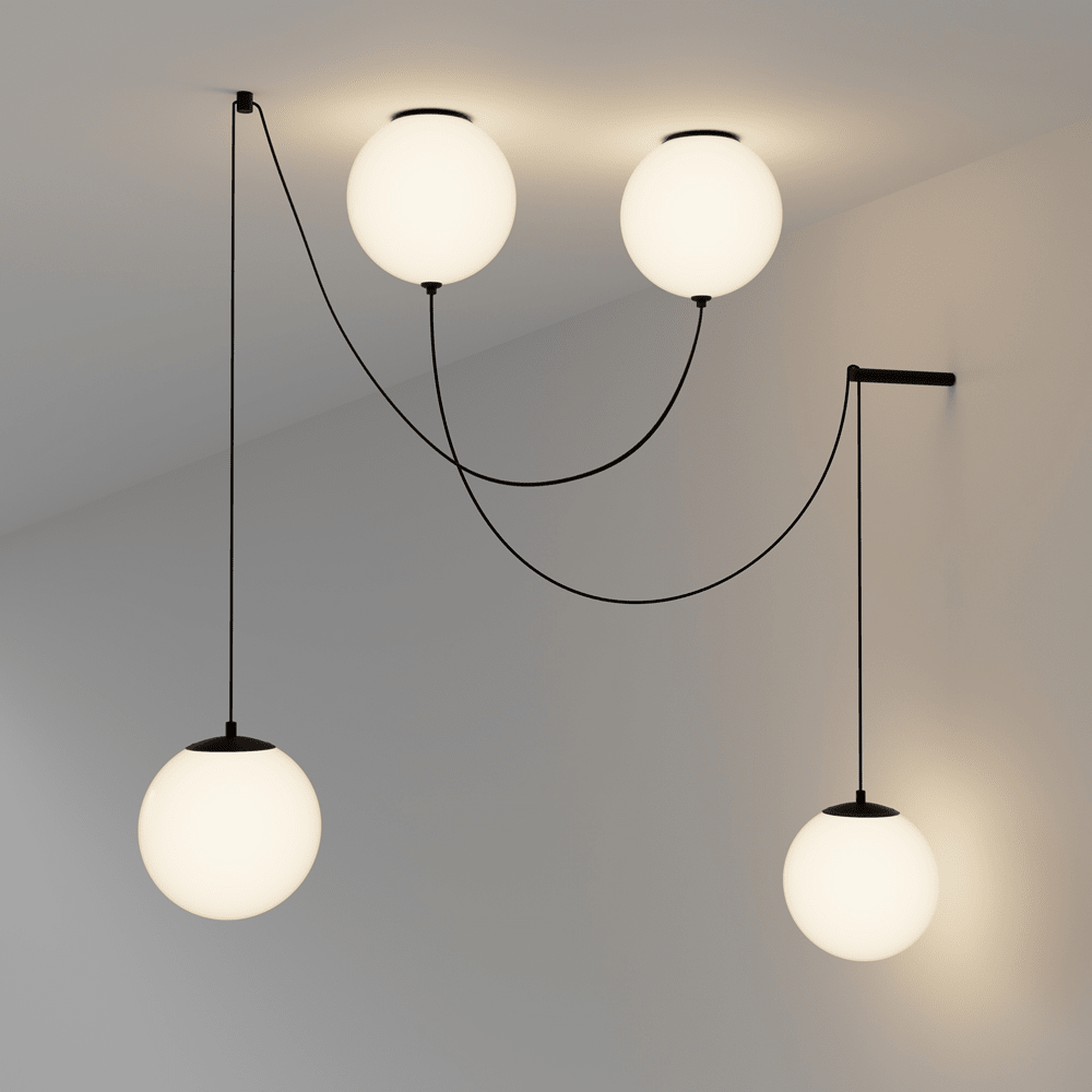 Asteris Noctis Globe Pendant Lamp