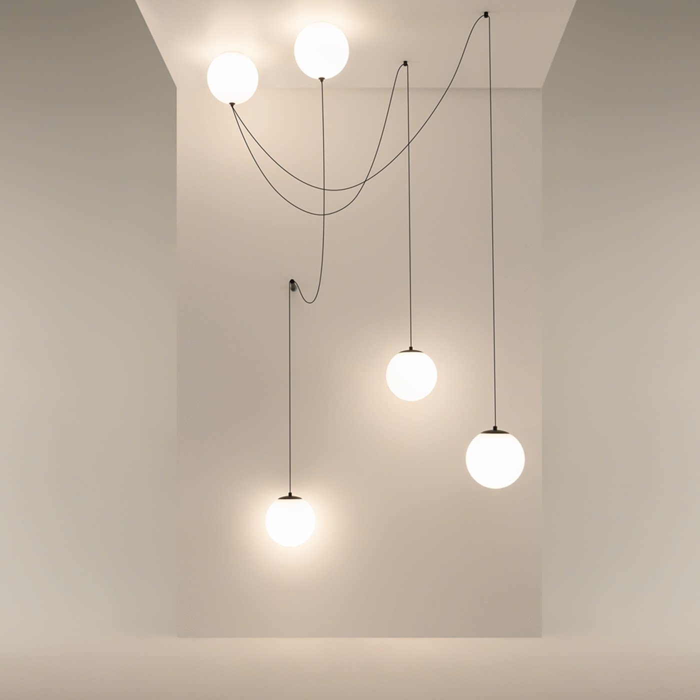 Asteris Noctis Globe Pendant Lamp