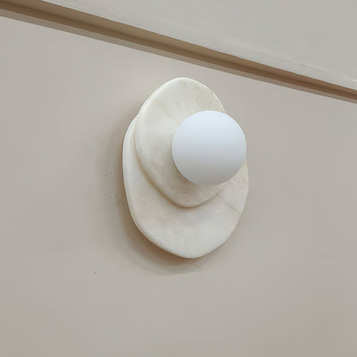 Alorarae Organic Alabaster Wall Light