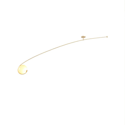 Elsoris Modern Minimalist Curve Glass Ceiling Lamp