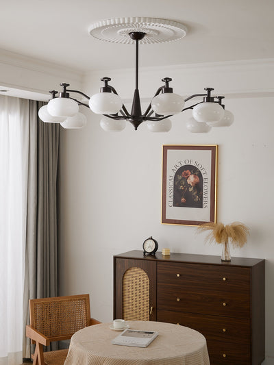 Althaen Elegance Vintage Glass Chandelier