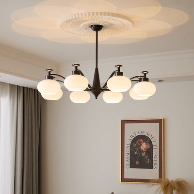 Althaen Elegance Vintage Glass Chandelier