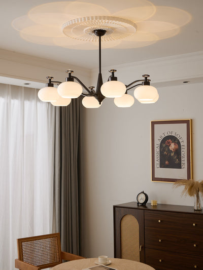 Althaen Elegance Vintage Glass Chandelier