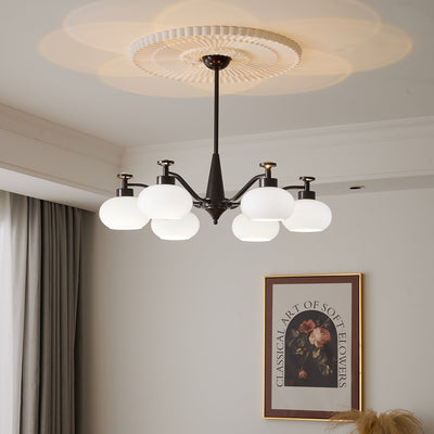 Althaen Elegance Vintage Glass Chandelier