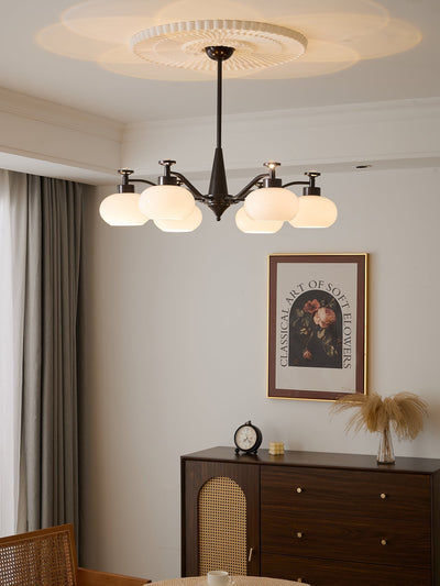 Althaen Elegance Vintage Glass Chandelier