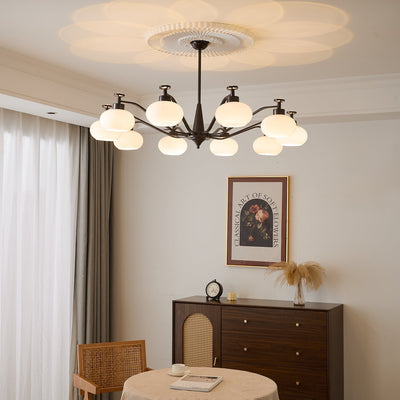 Althaen Elegance Vintage Glass Chandelier