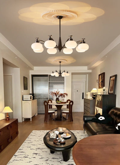 Althaen Elegance Vintage Glass Chandelier