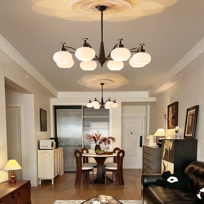 Althaen Elegance Vintage Glass Chandelier