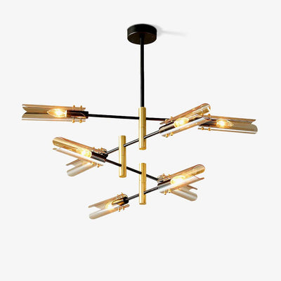 Eloz Chandelier Double 6-Light Modern