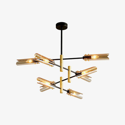 Eloz Chandelier Double 6-Light Modern