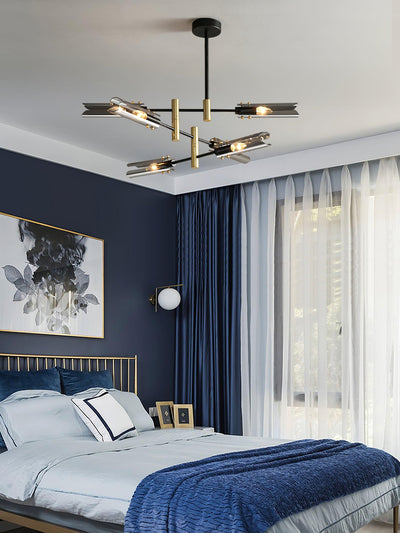 Eloz Chandelier Double 6-Light Modern