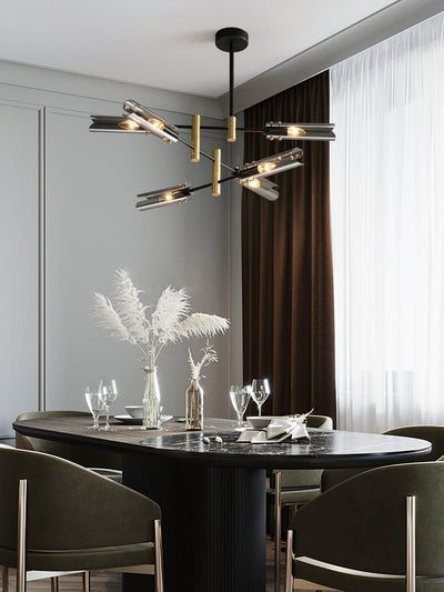 Eloz Chandelier Double 6-Light Modern